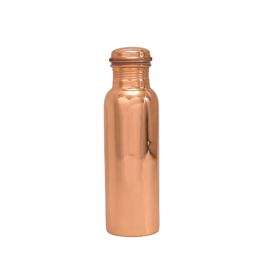 Pure Copper Water Bottle (Smooth, 750ml)