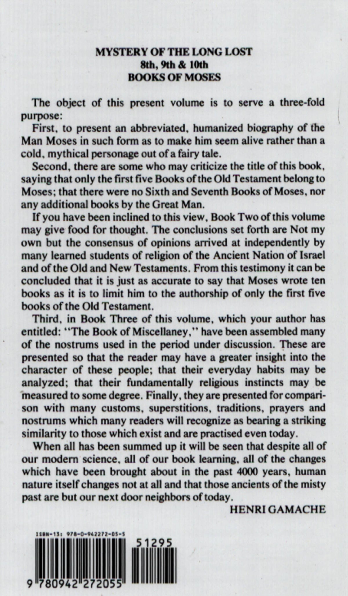 Mystery of 8,9,10 Books of Moses