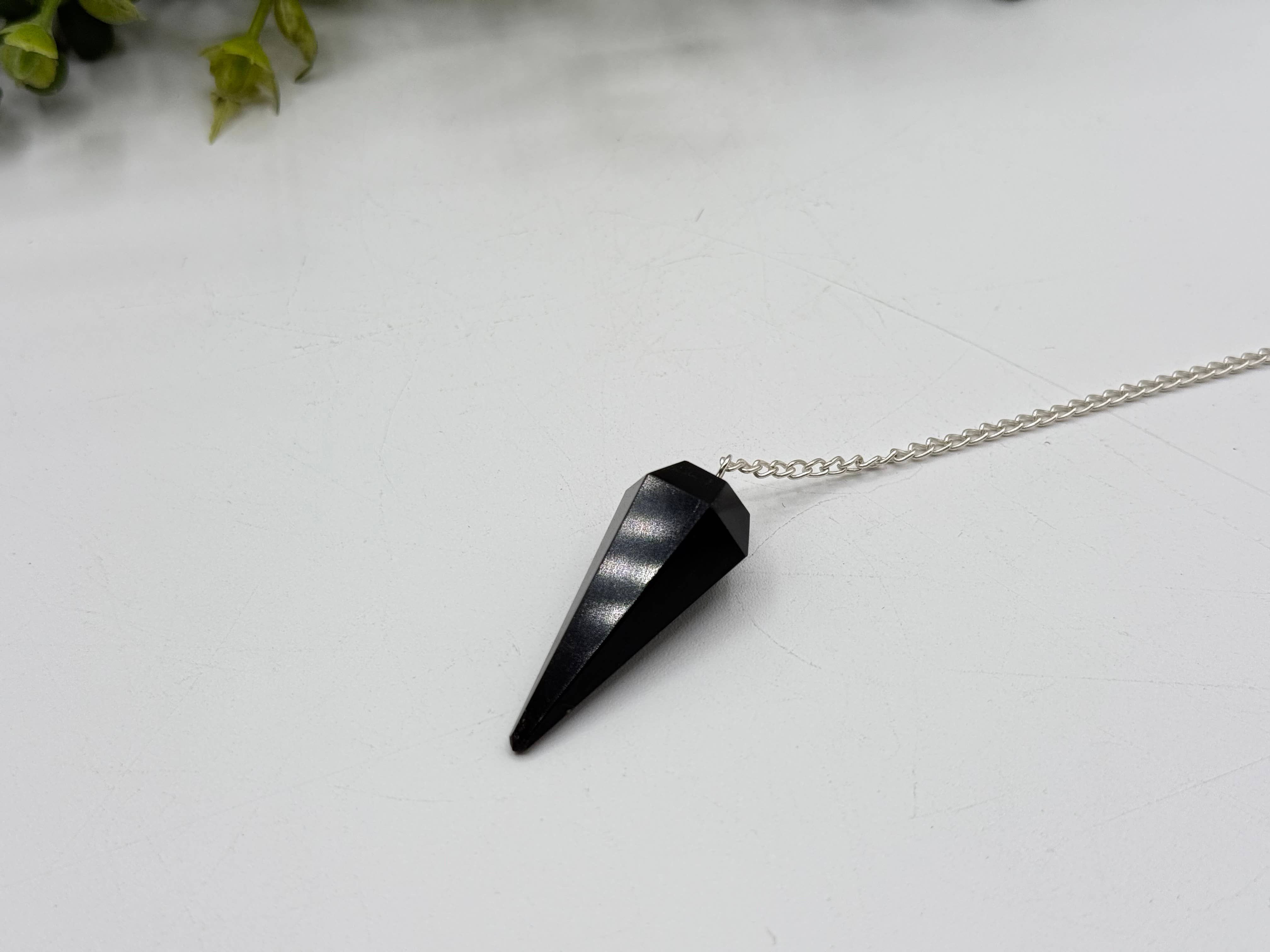 Black Obsidian Pendulum