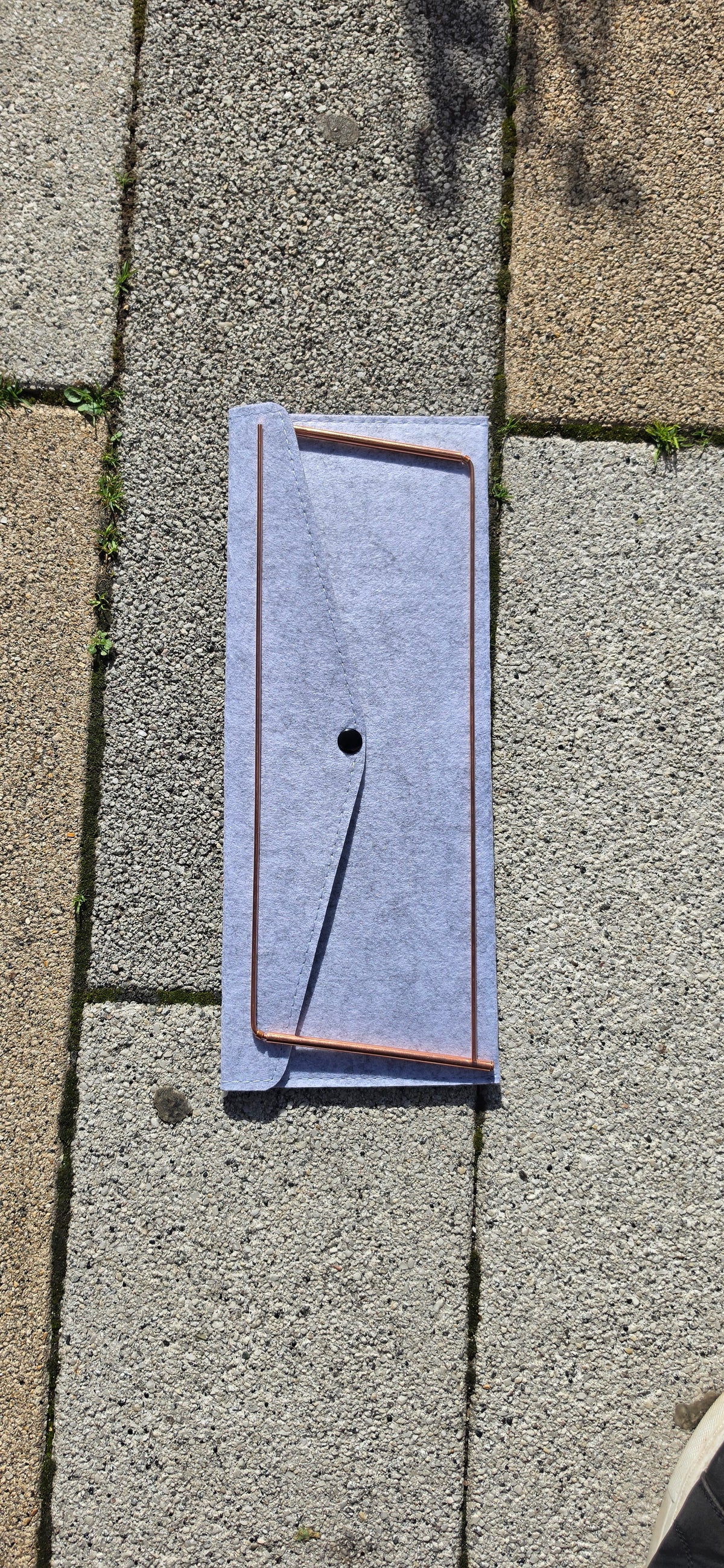 Copper Dowsing Rods & Pouch
