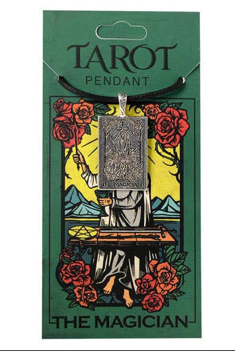 Tarot Necklace on a cotton cord: The Magician