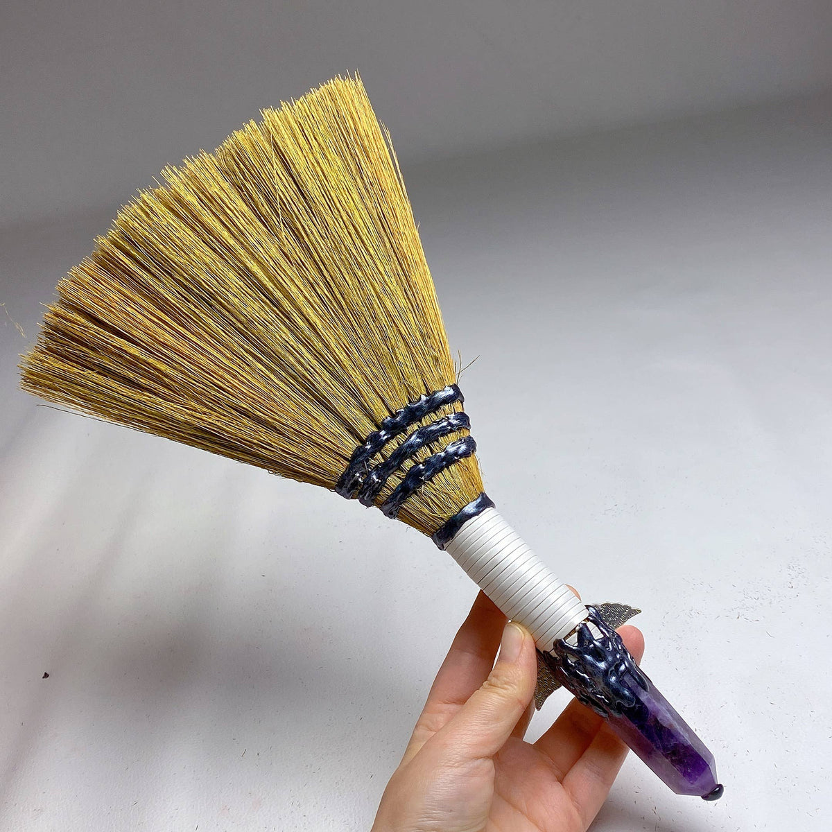 Wiccan Broom (Amethyst, Isis)
