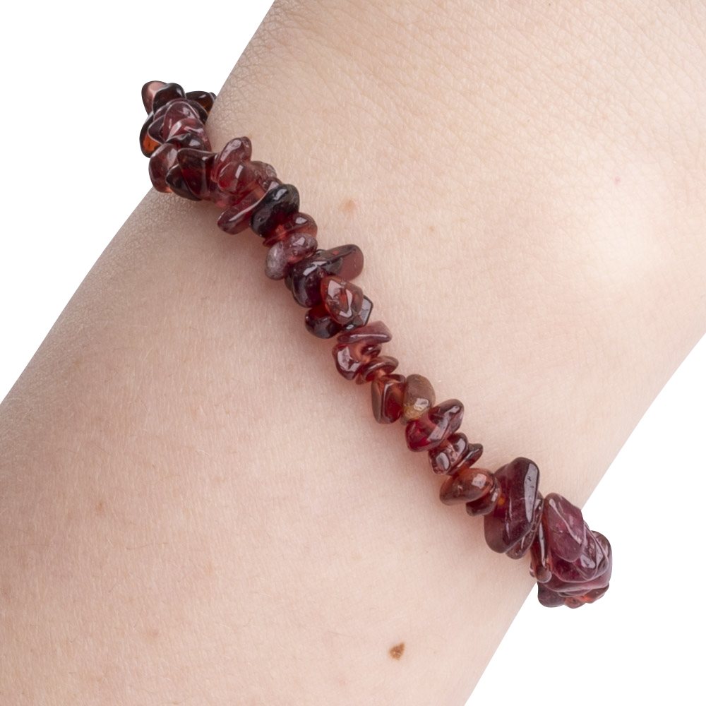 Hessonite Garnet Chip Bracelet