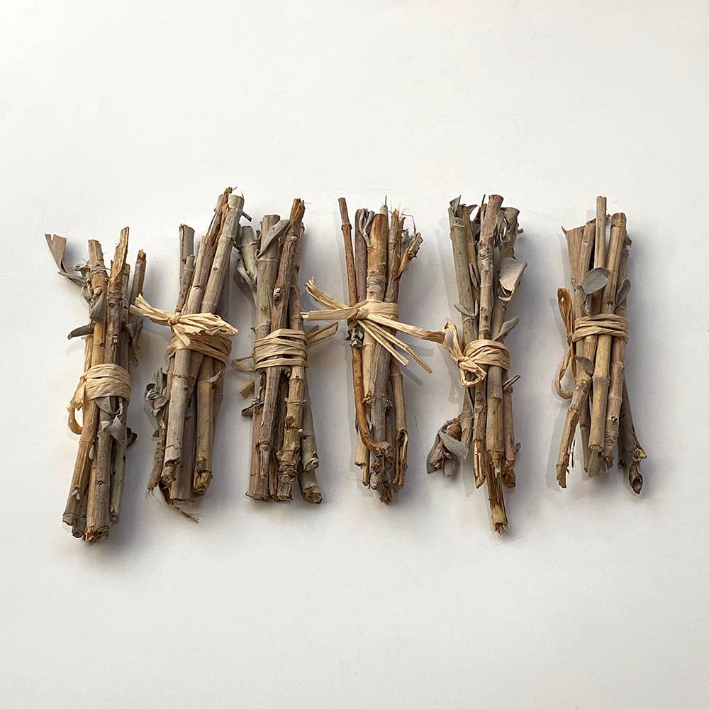 White Sage Stems 4"