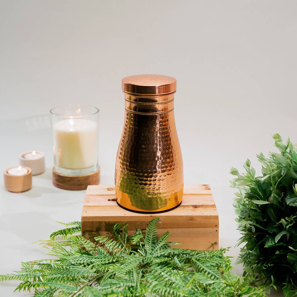 Pure Copper Carafe (Hammered, 950 ml)