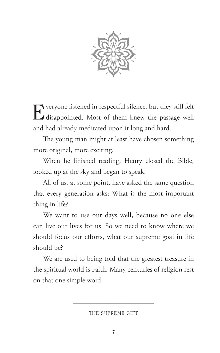 The Supreme Gift