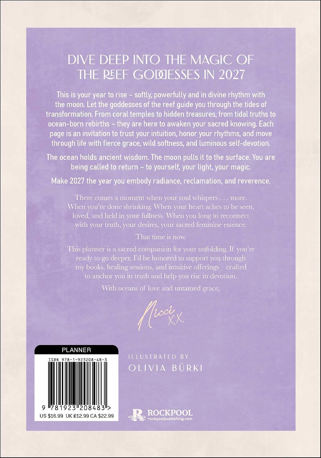 2027 Moon Goddess Planner
