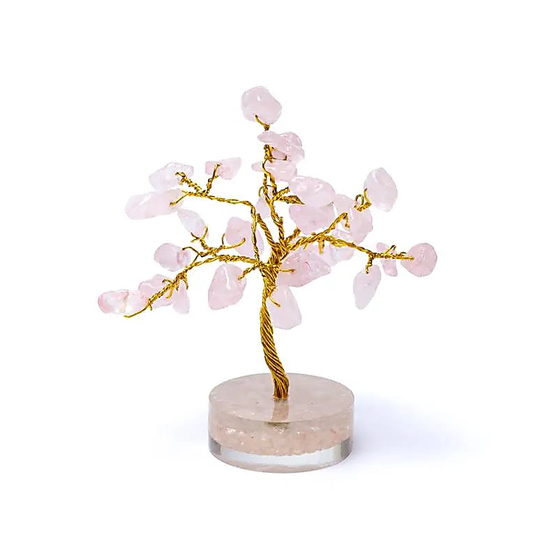 Mini Crystal Tree (Rose Quartz)