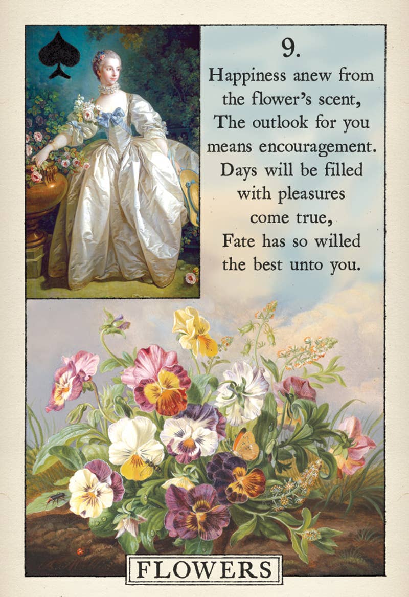 Blue Bird Lenormand Cards (Pocket Deck)
