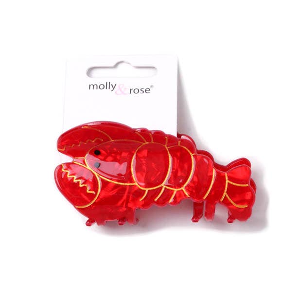 Lobster Shaped Hair Clamp