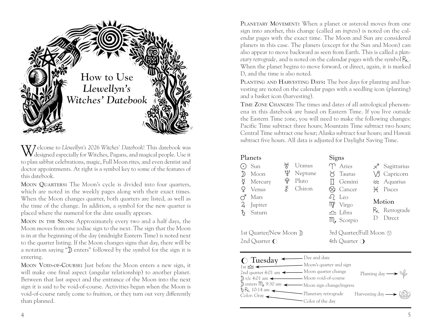 Llewellyn's Witches Datebook 2026