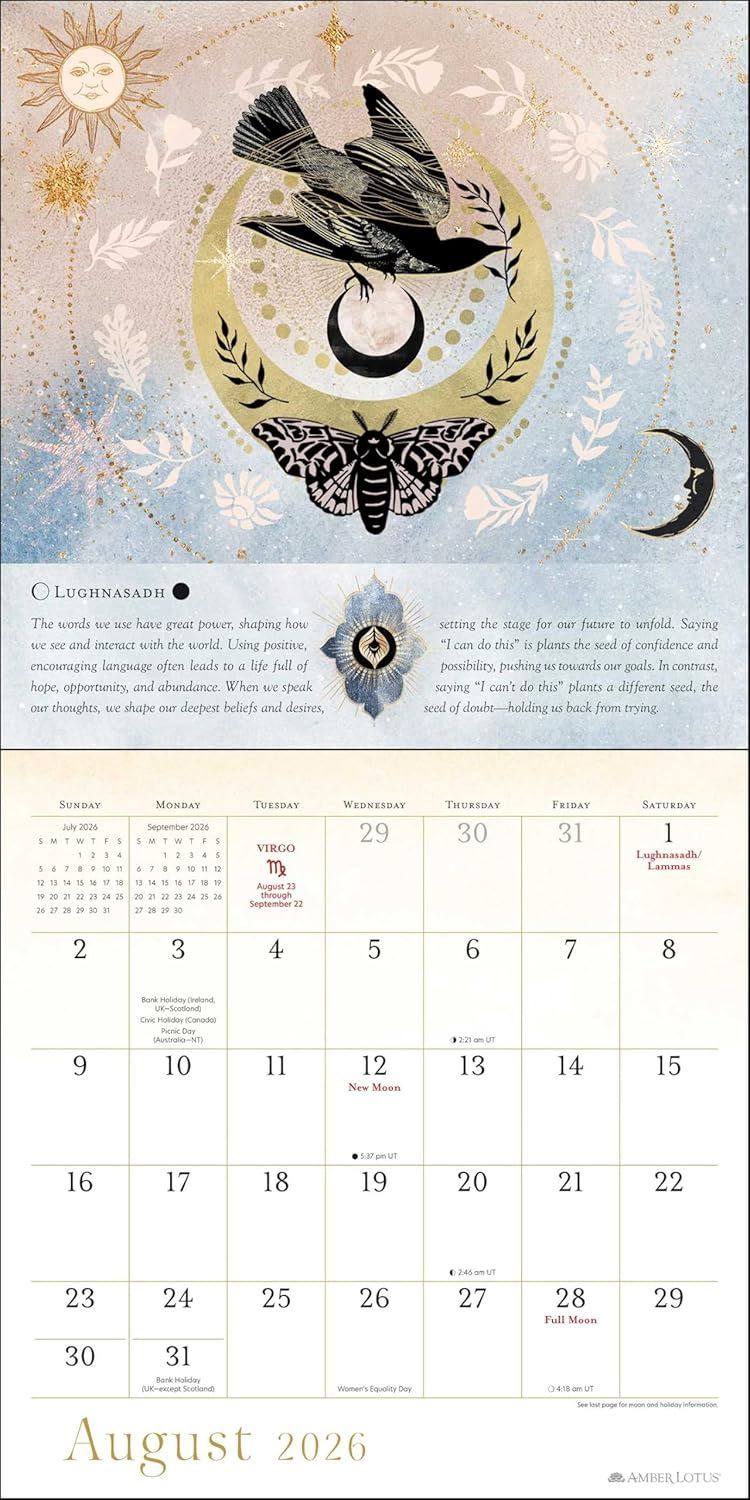Year of The Witch 2026 Calendar