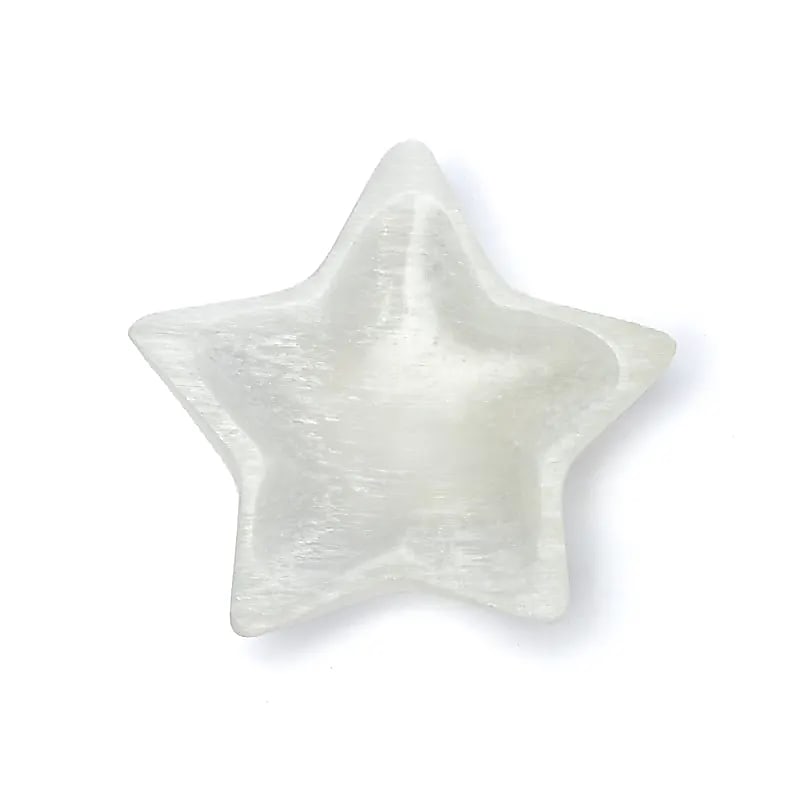 Selenite Star Bowl