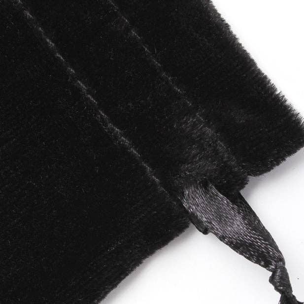 Black Velvet Pouch
