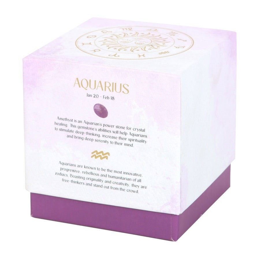 Aquarius Amethyst Candle