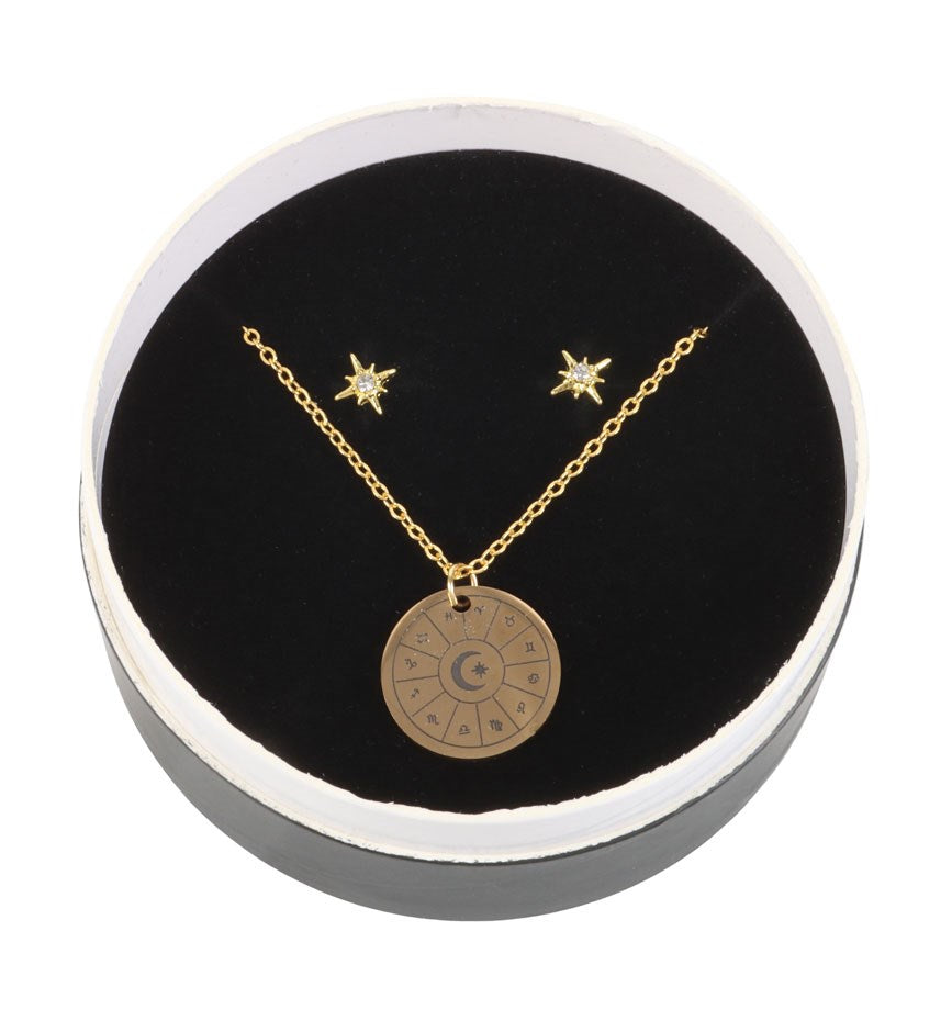 Astrology Earring & Necklace Set