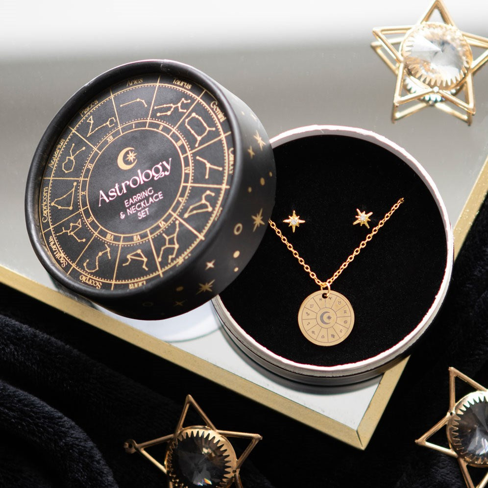 Astrology Earring & Necklace Set