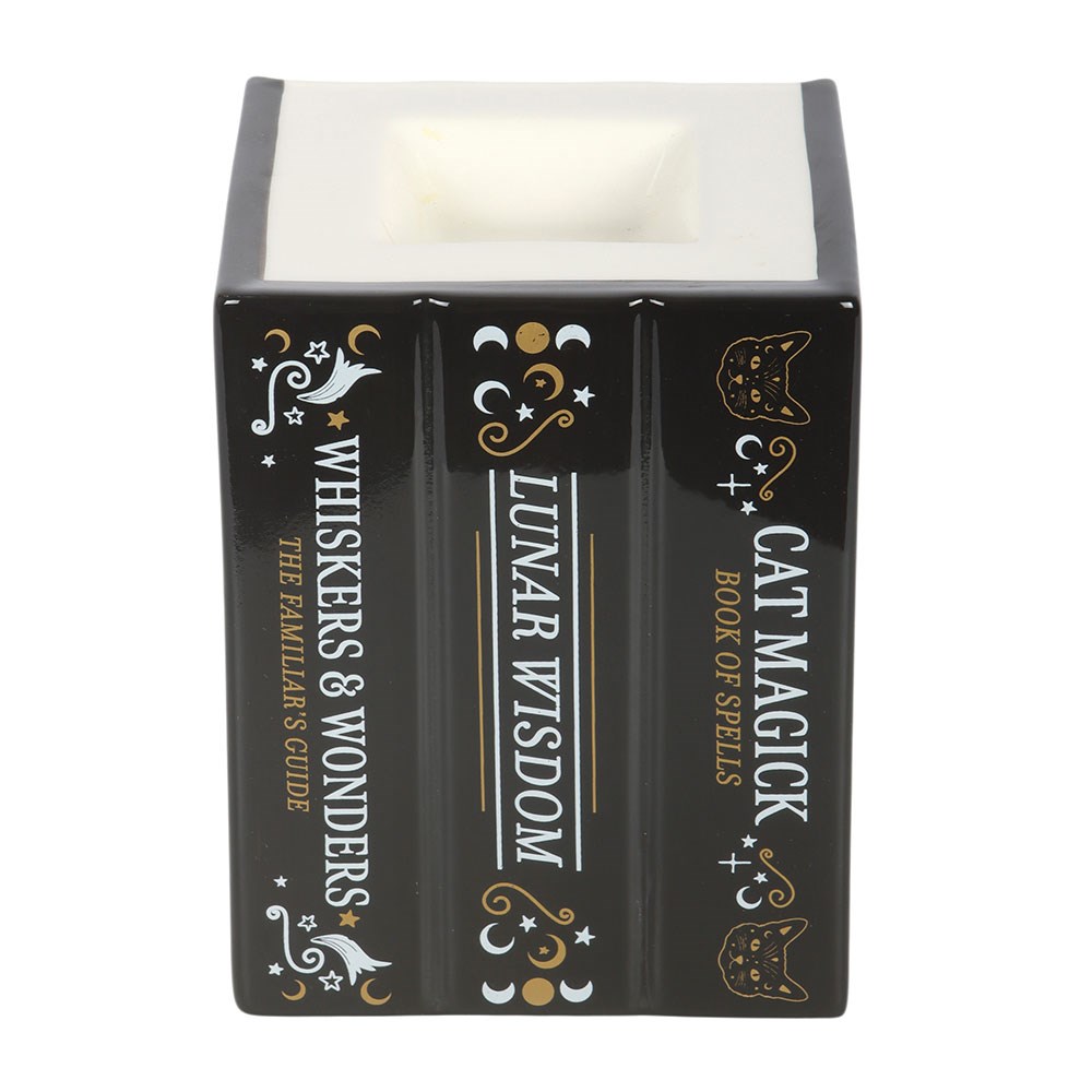 Black Cat Book of Shadows Oil/Wax Burner