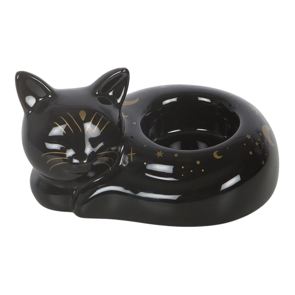 Black Cat Candle Holder