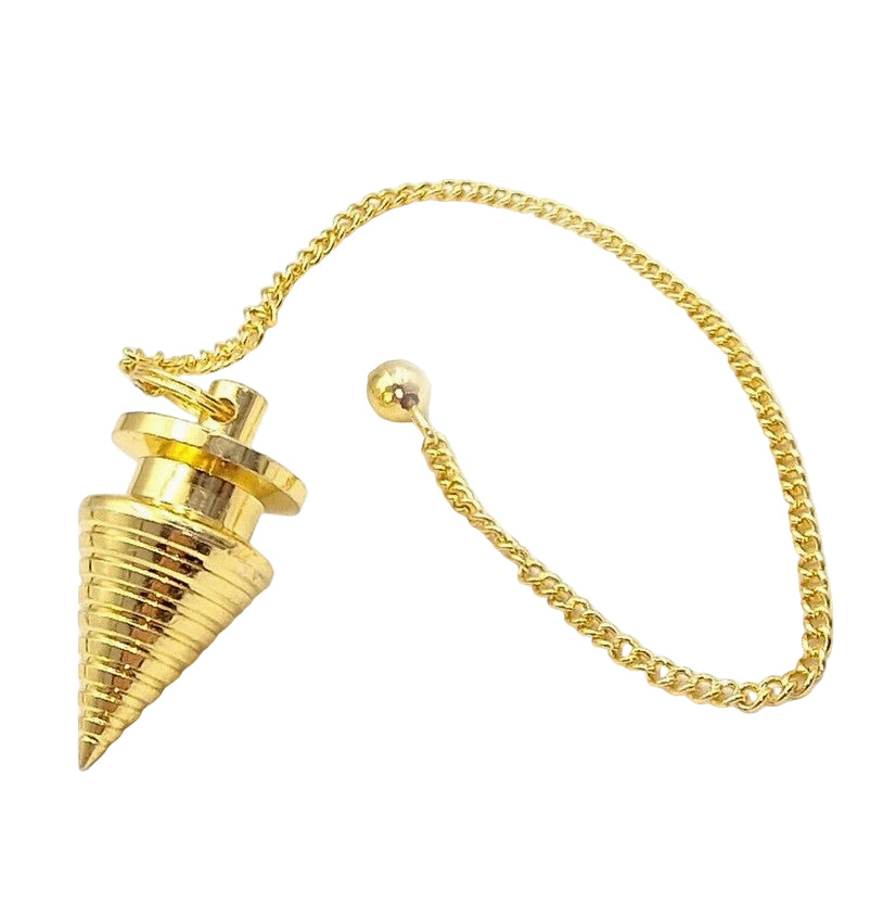 Brass Pendulum (Ribbed Triangle)