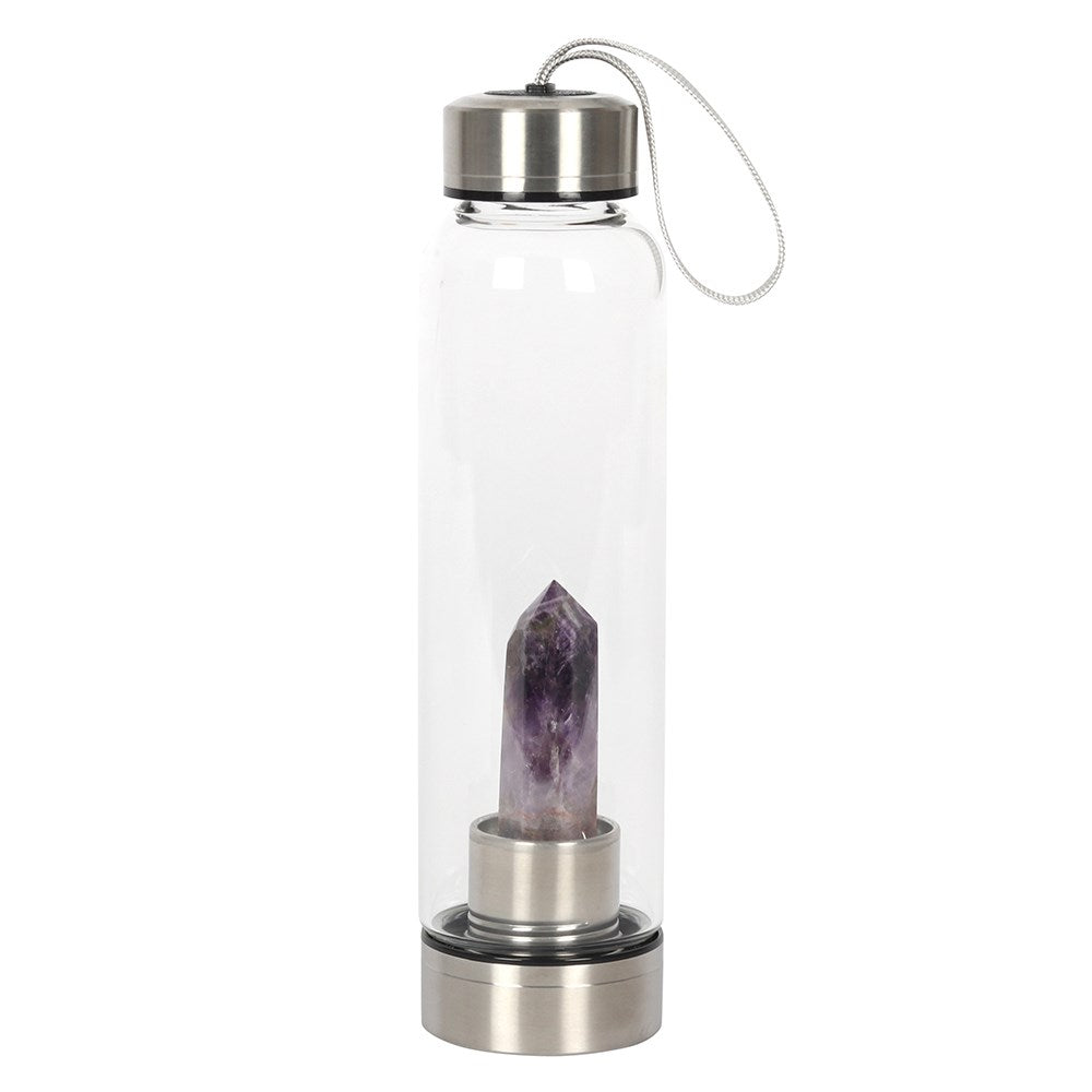 Amethyst Glass Crystal Bottle