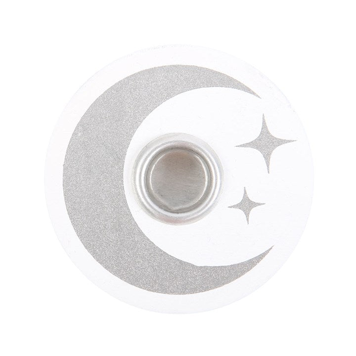 Moon Candle Holder (White)