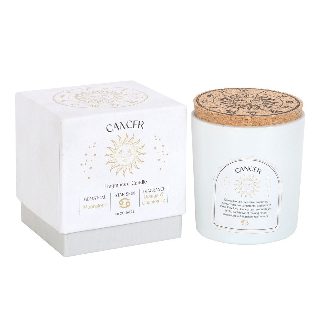 Cancer Moonstone Candle