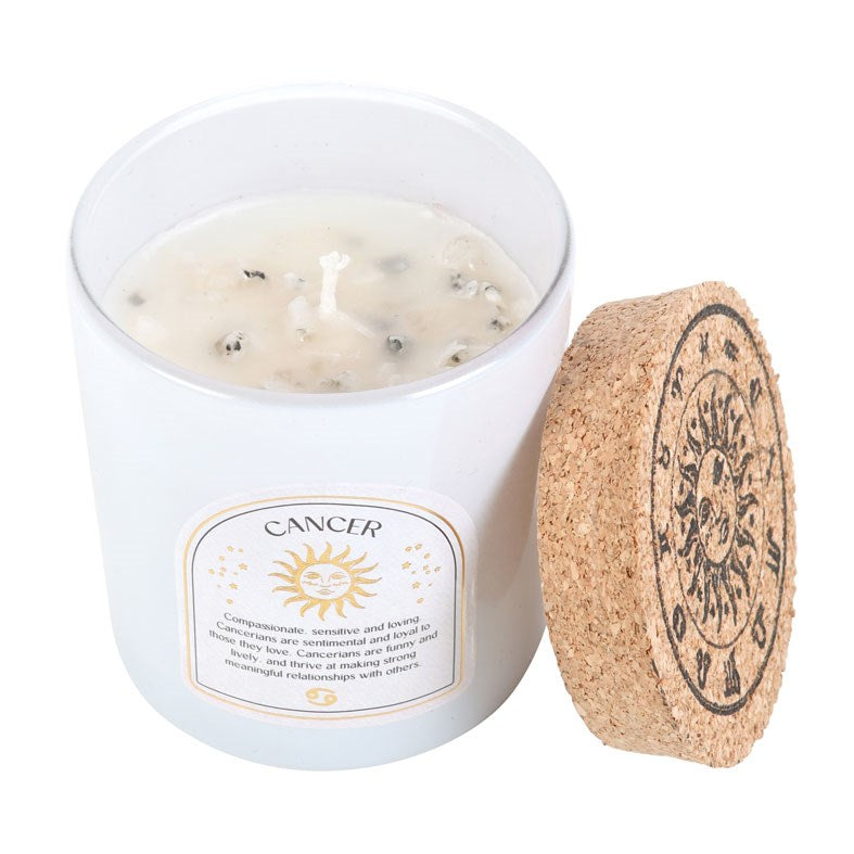 Cancer Moonstone Candle