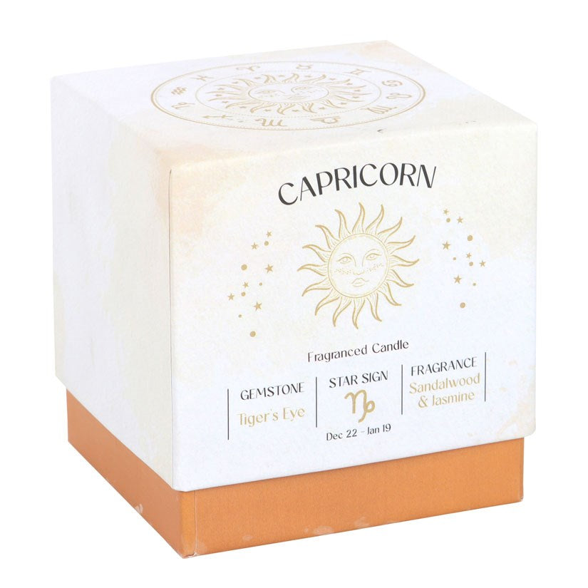 Capricorn Tigers Eye Candle