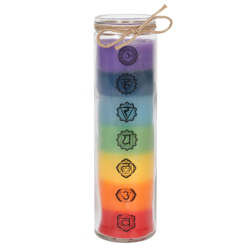 Chakra Glass Candle