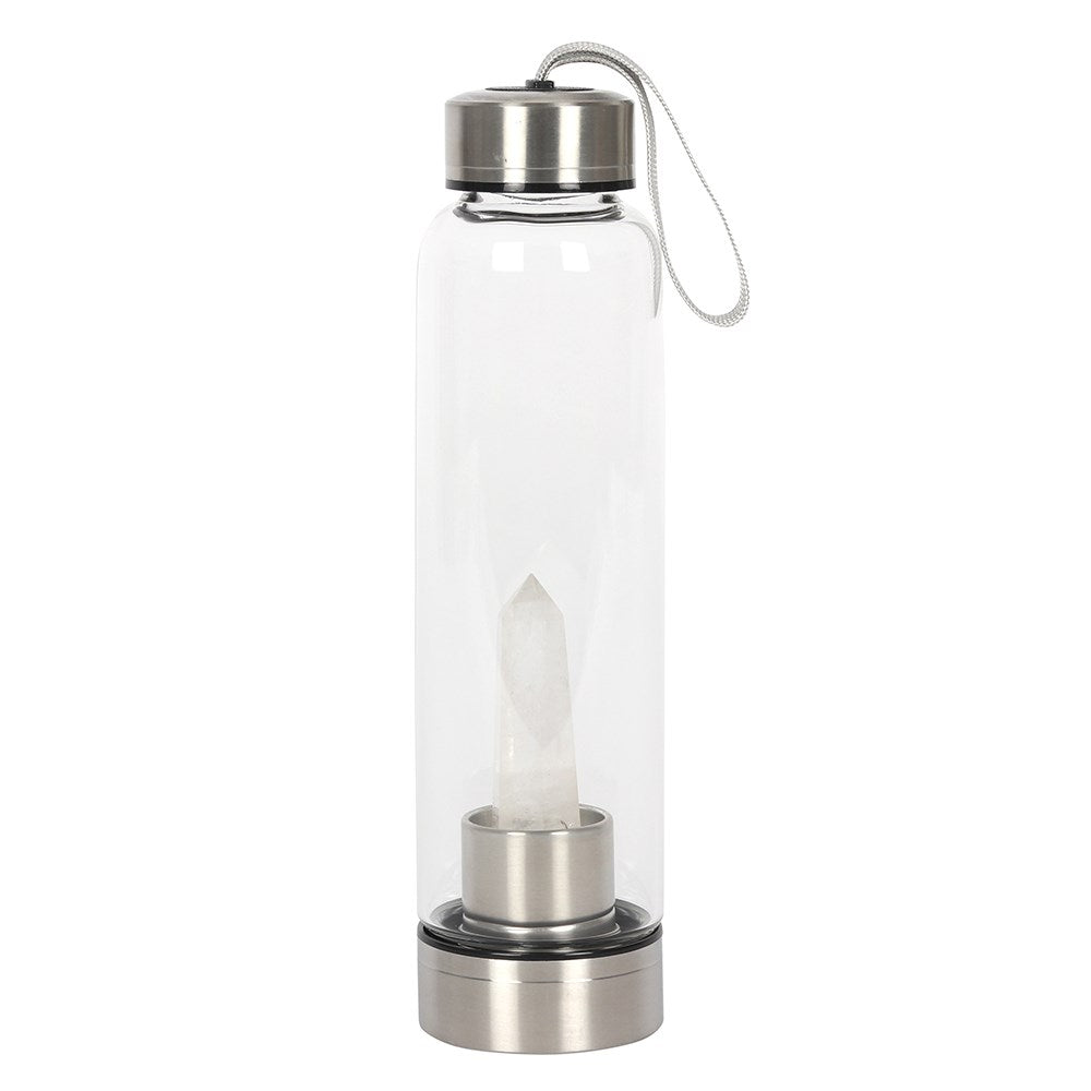 Clear Quartz Energising Crystal Bottle