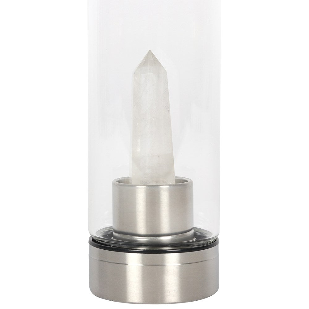 Clear Quartz Energising Crystal Bottle