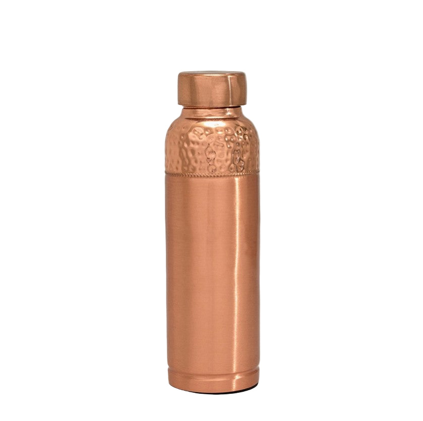 Copper Bottle Hammered Edge Top