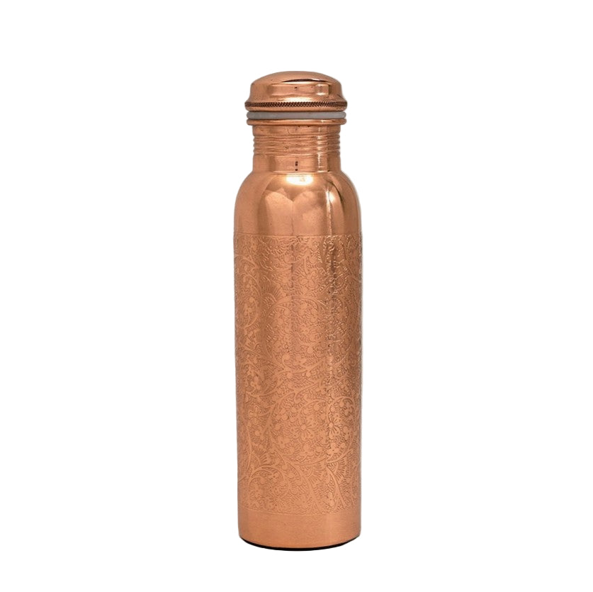 Copper Bottle Flower Pattern