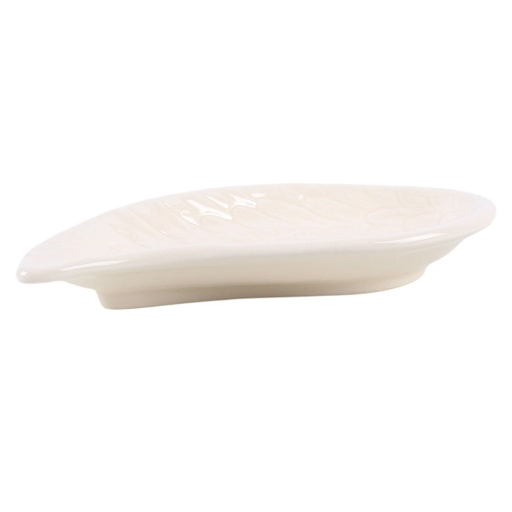 White Angel Wing Trinket Dish