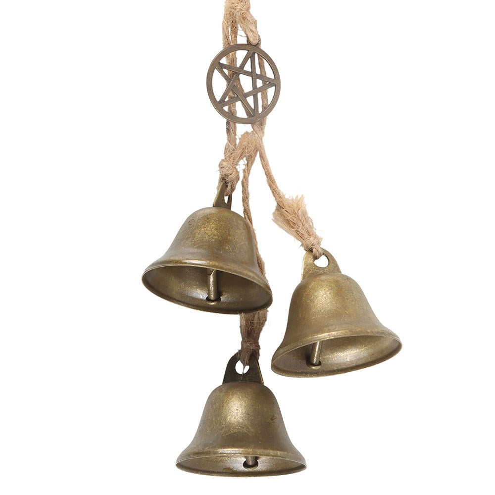 Green Witch Hanging Bells