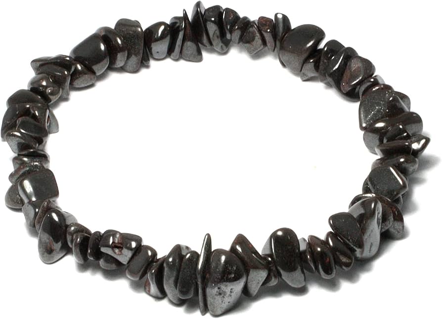 Hematite Chip Bracelet