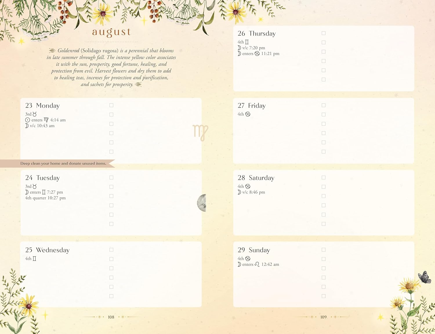Llewellyn's 2027 Herbal Enchanted Planner