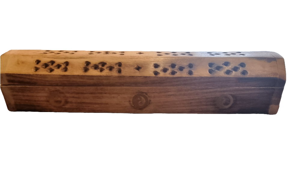 Wooden Box Incense Holder