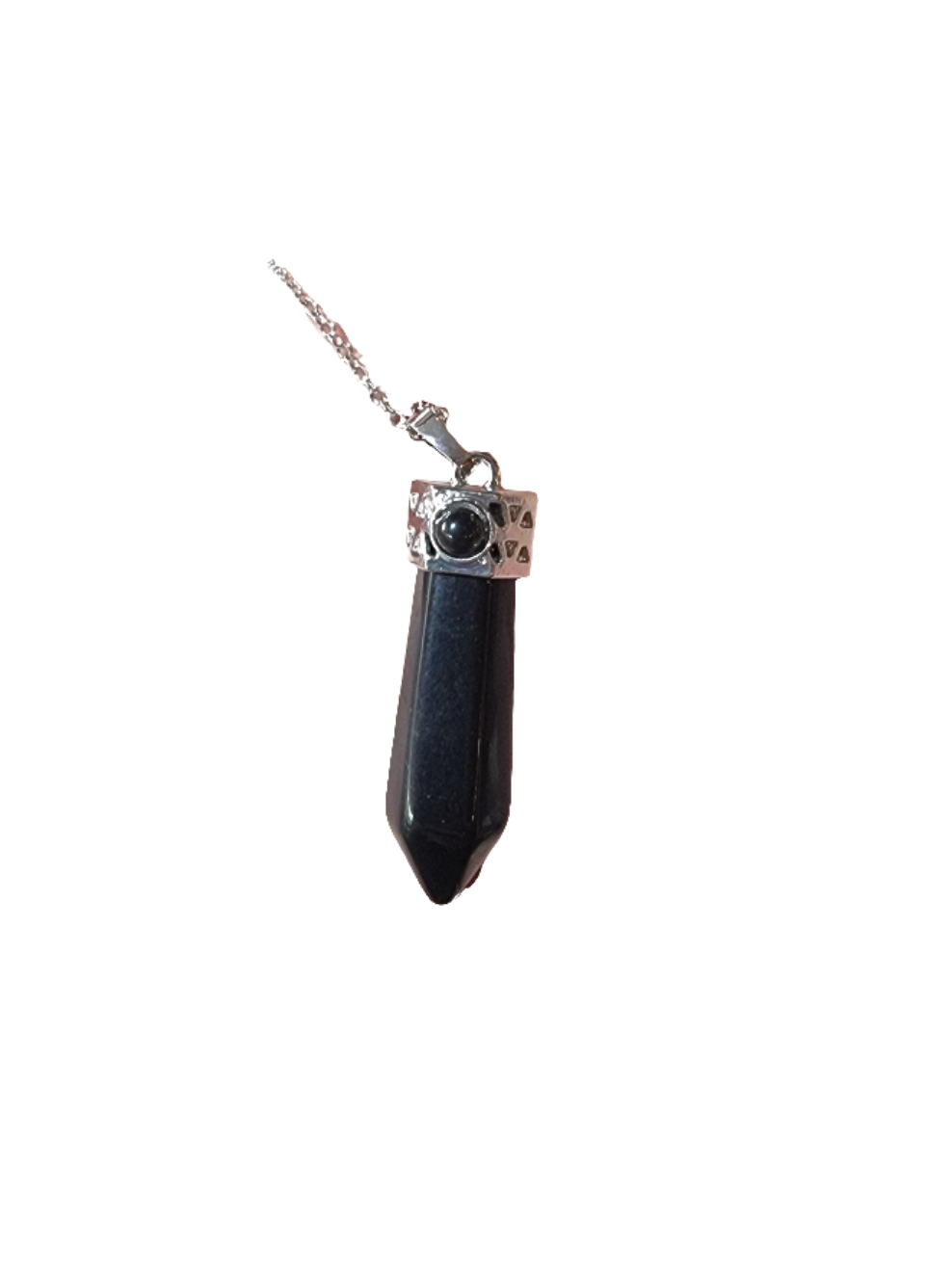 Obsidian Wand Pendant