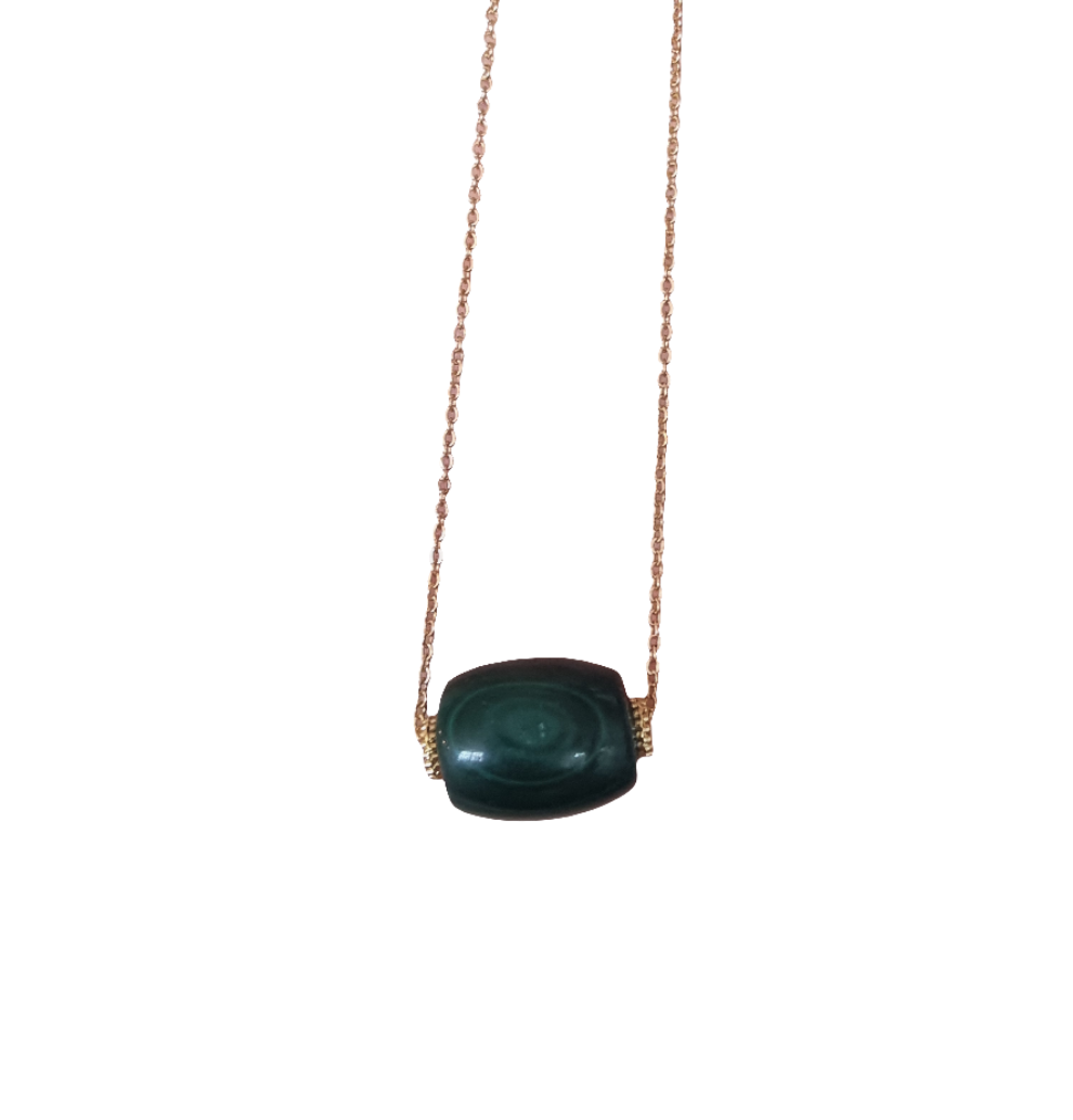 Malachite Gold Necklace