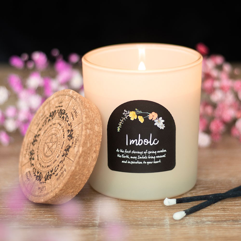 Imbolc Candle