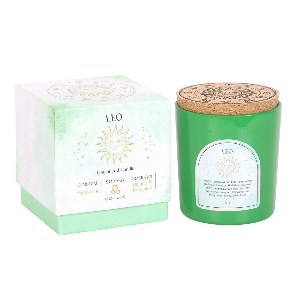 Leo Aventurine Candle