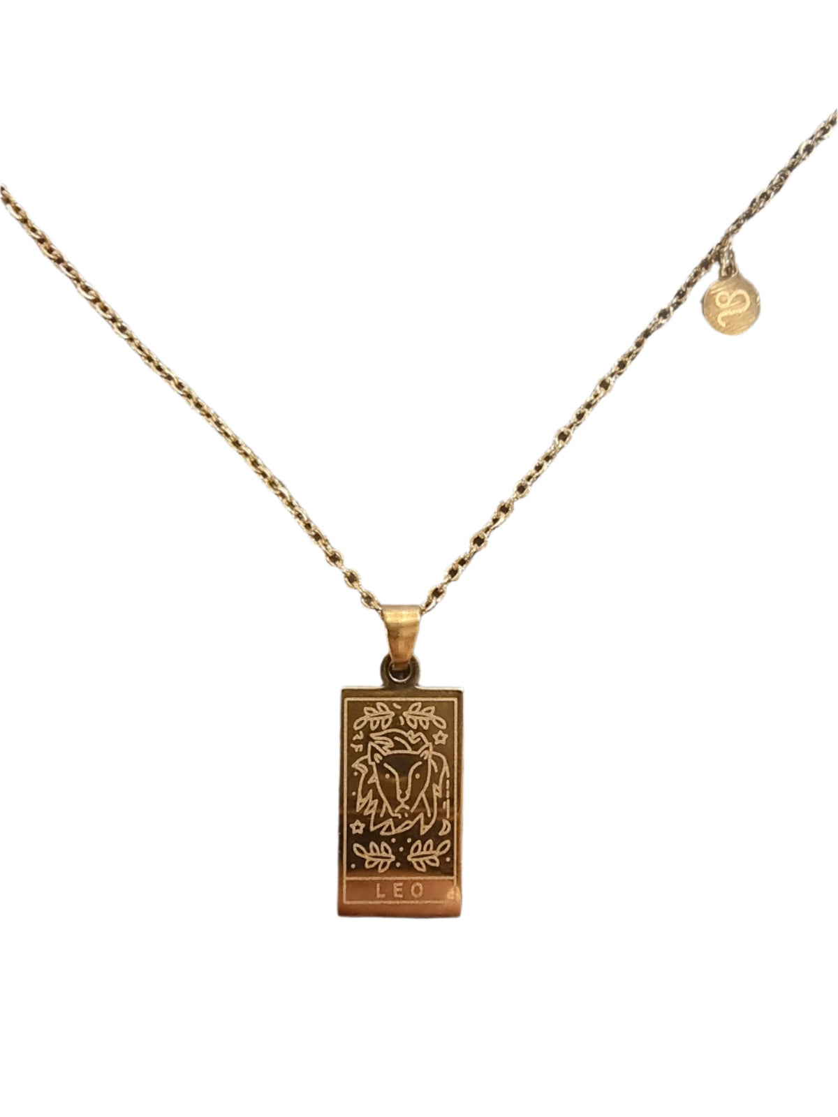 Gold Stainless Steal Zodiac Necklaces