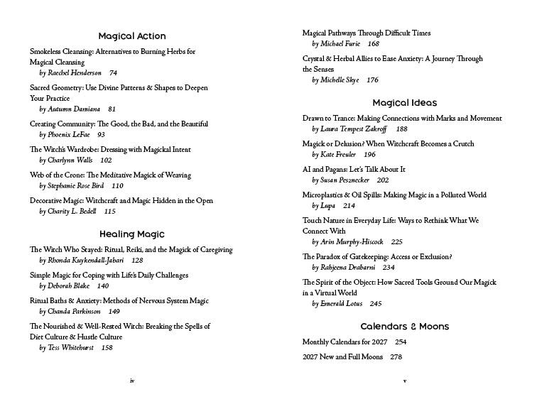 Llewellyn's 2027 Witches' Companion Datebook