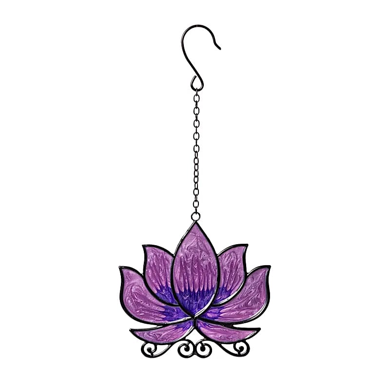 Lotus Window Hanger (Purple)