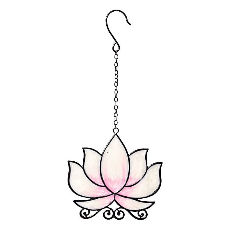 Lotus Window Hanger (White)