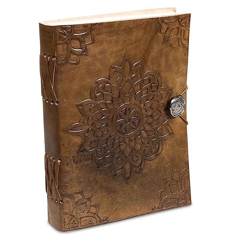 Mandala Leather Journal
