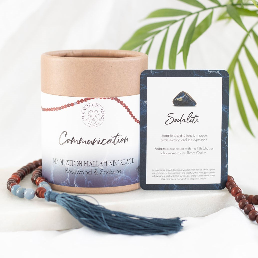 Rosewood & Sodalite Mala Beads