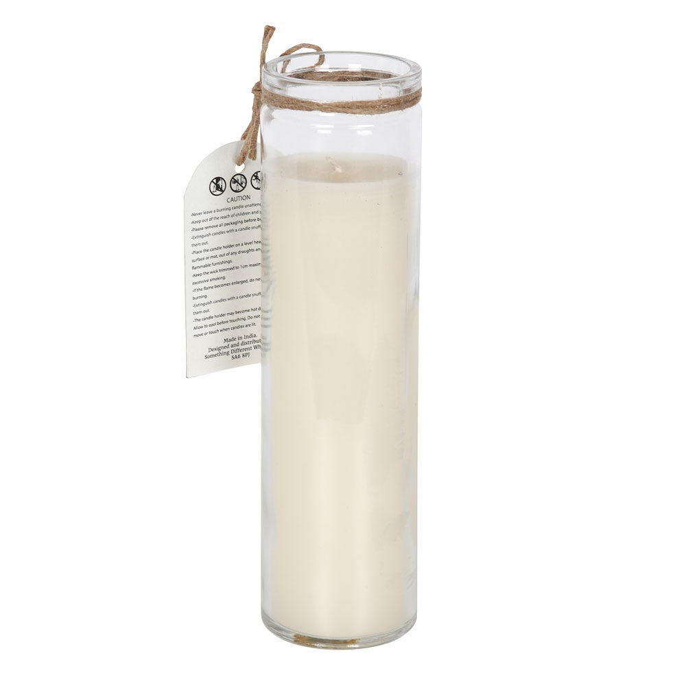 Moon Phase Coconut Glass Candle